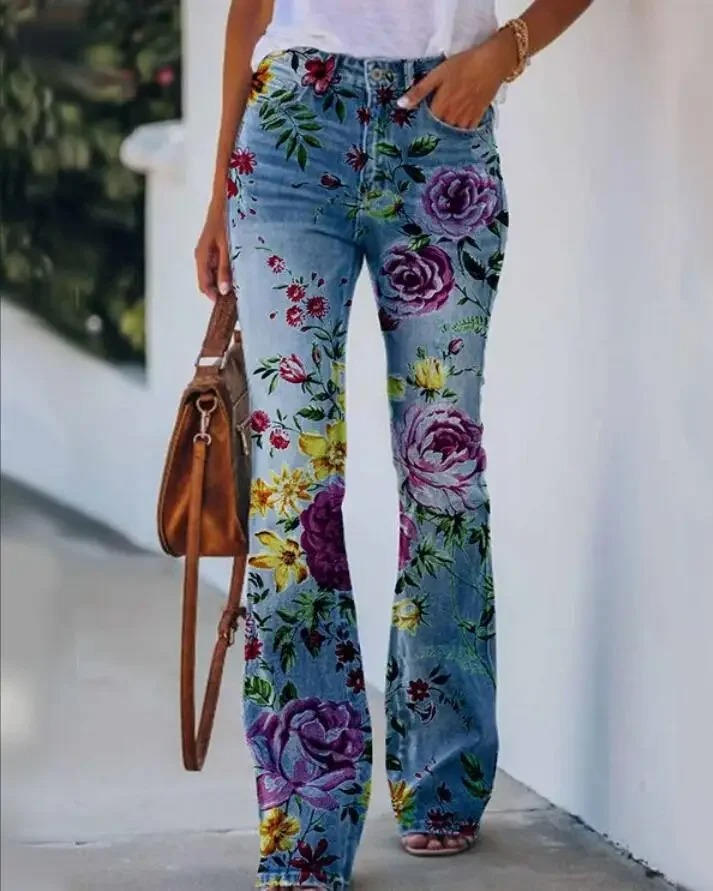 Meadow Embroidered Flare Jeans