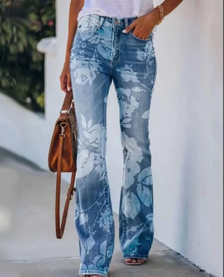 Meadow Embroidered Flare Jeans
