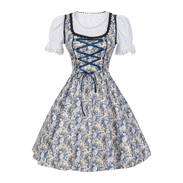 Kunigunde Floral Oktoberfest Dirndl Dress