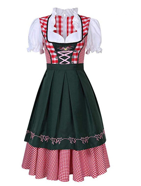 Dagmar Gingham Oktoberfest Dirndl Dress