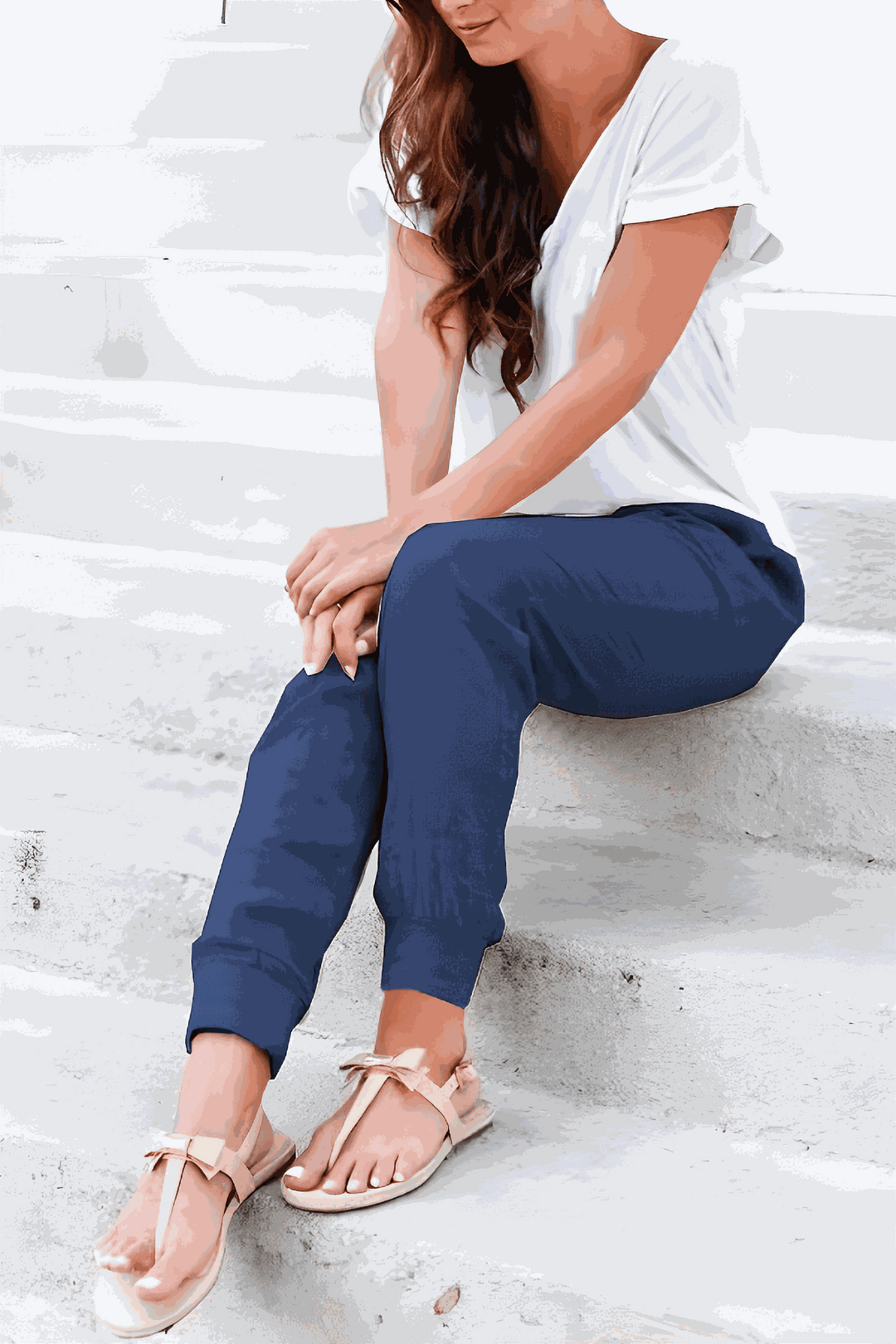 Tara Drawstring Linen Pants