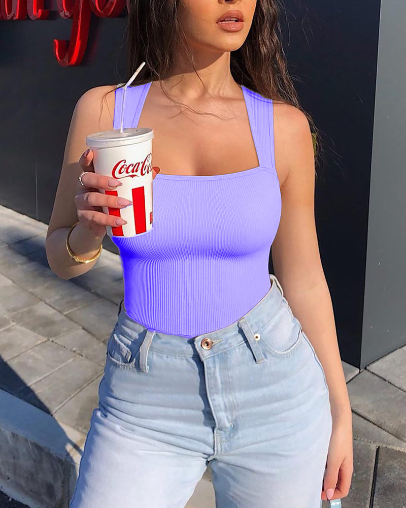 Hana Square Neck Bodysuit