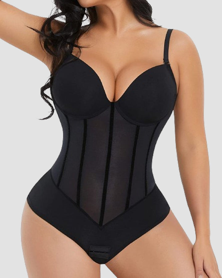Sutton Sheer Mesh Contour Bodysuit