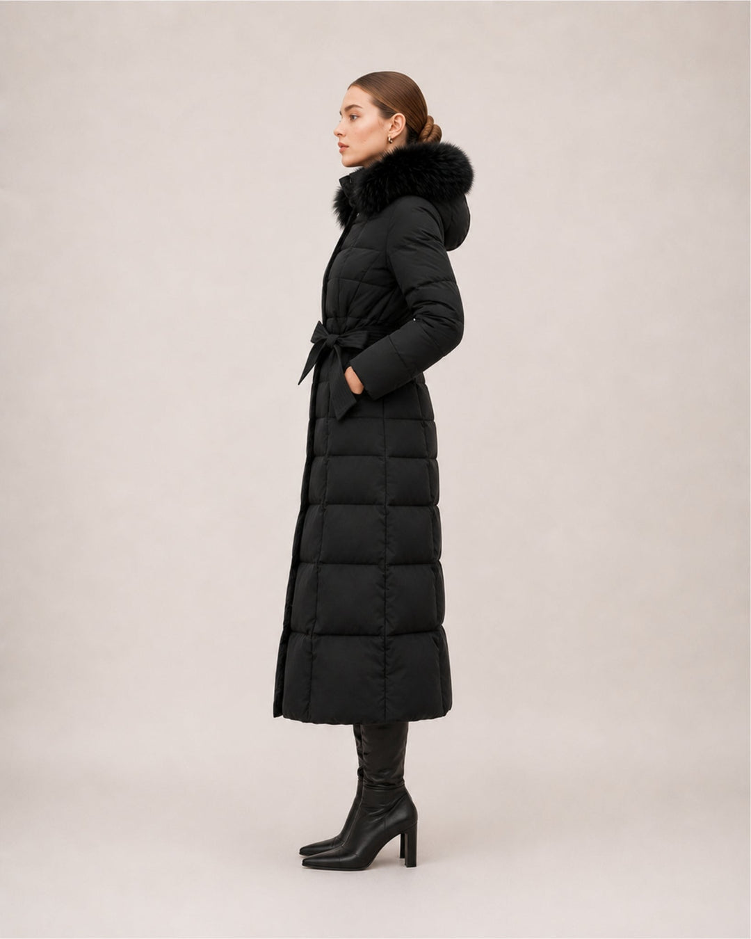 Ulrika Sculpted Longline Puffer Coat