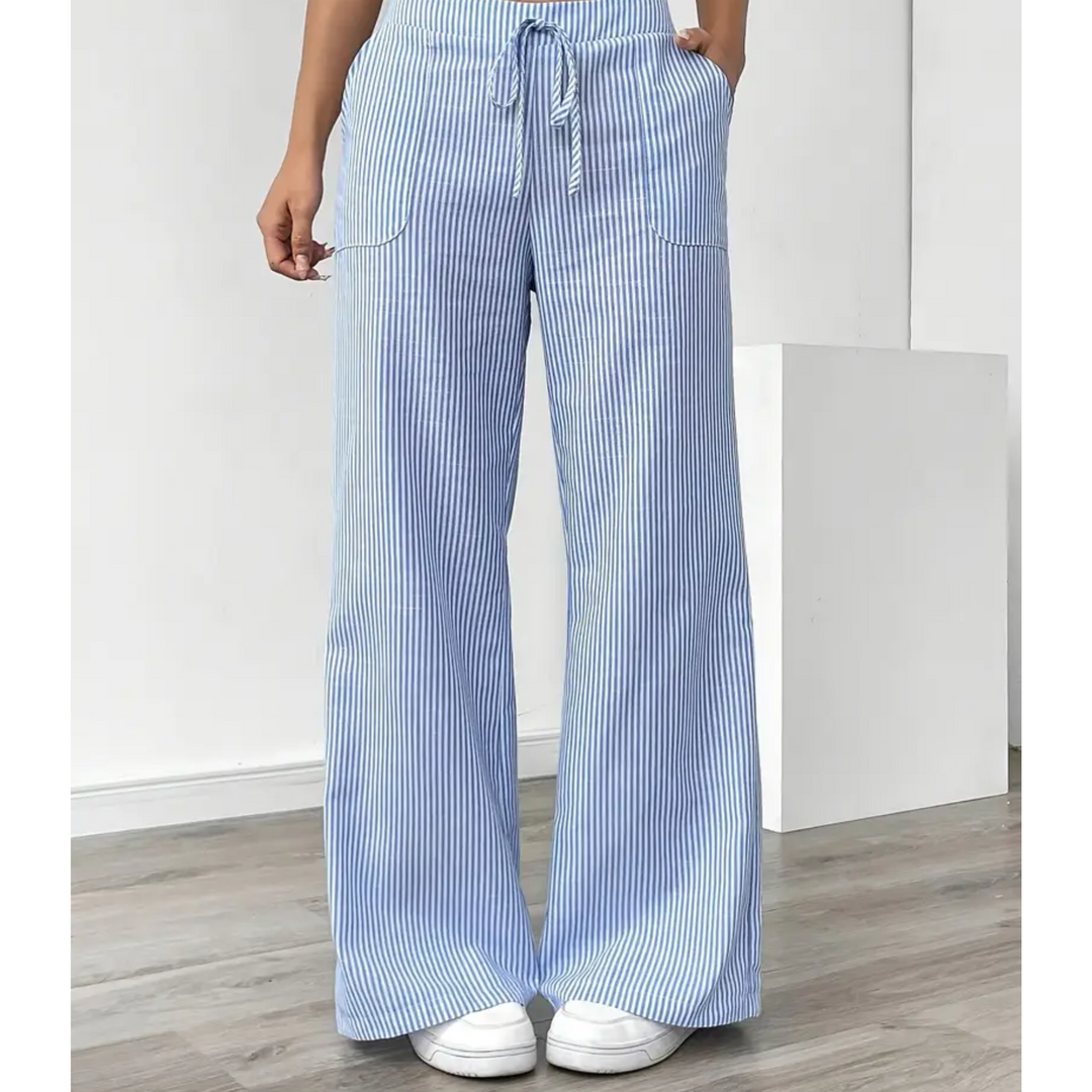 Amber Striped Wide Leg Pants