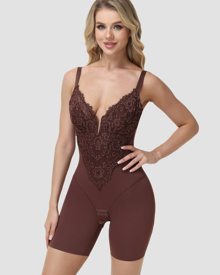 Nacy Lace Contour Shapewear Bodysuit