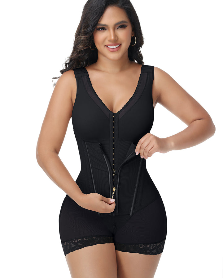 Lumi Zip Front Contour Shapewear Bodysuit