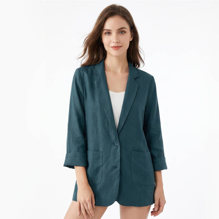 Raisa Relaxed Three Quarter Sleeve Blazer