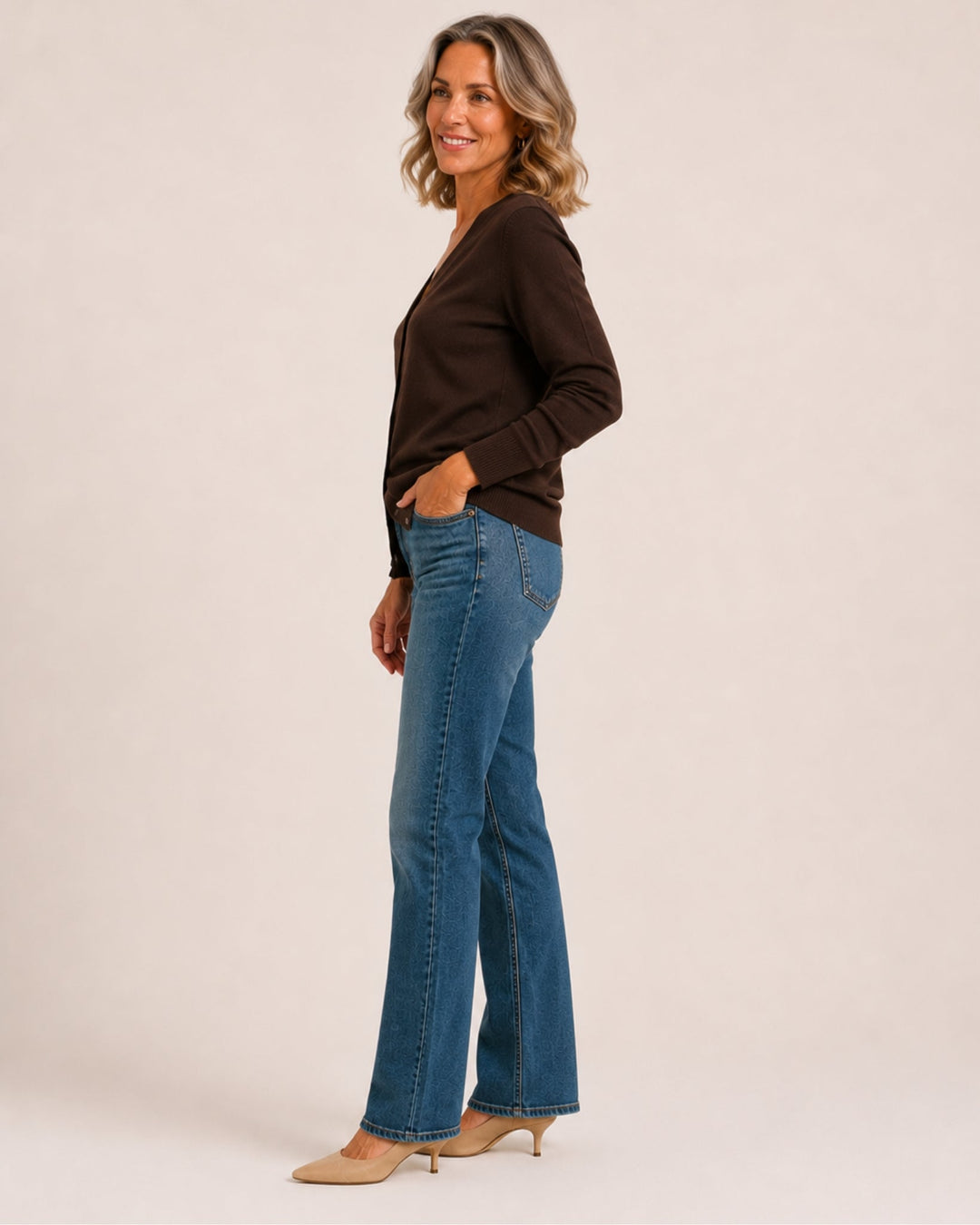 Zora Refined V-Neck Cardigan