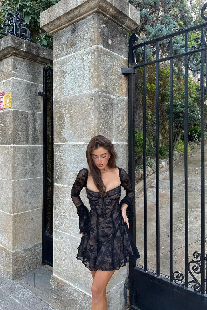 Tahlia Corset Lace Mini Dress