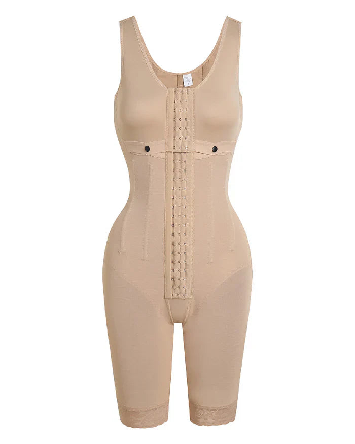 Jacinda Zip Front Contour Shapewear Bodysuit