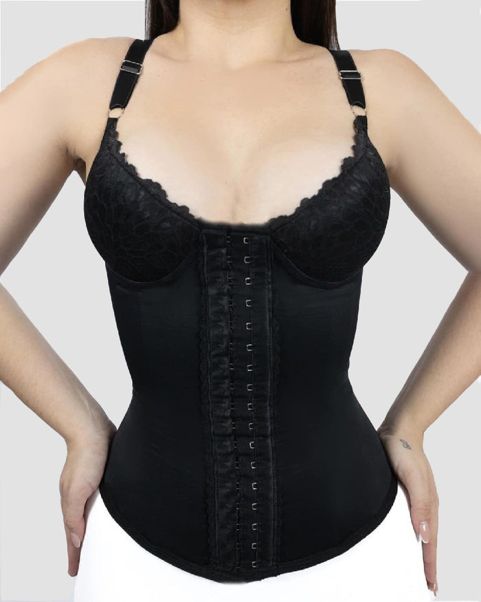 Elyse Lace Contour Corset Vest