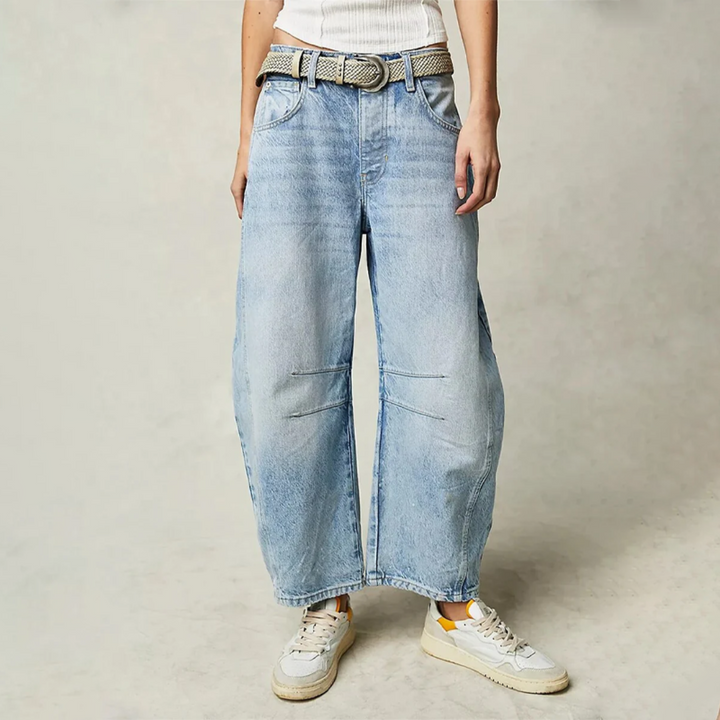 Barrel Barrel Leg Denim Pants