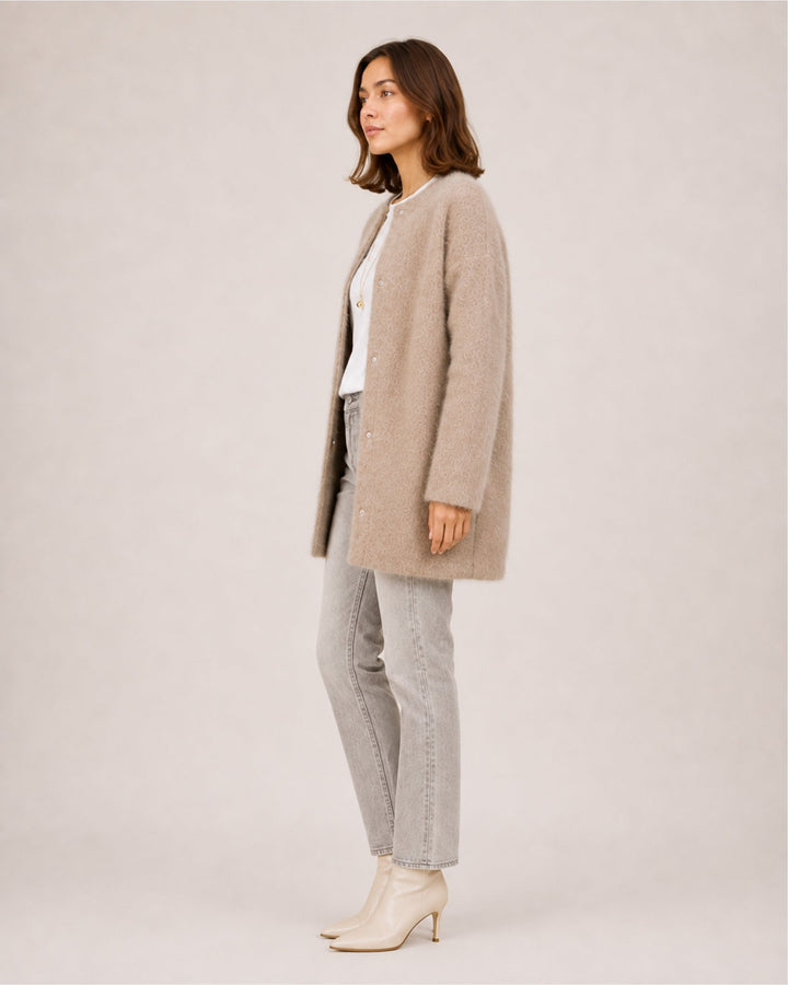Ornella Refined Longline Cardigan