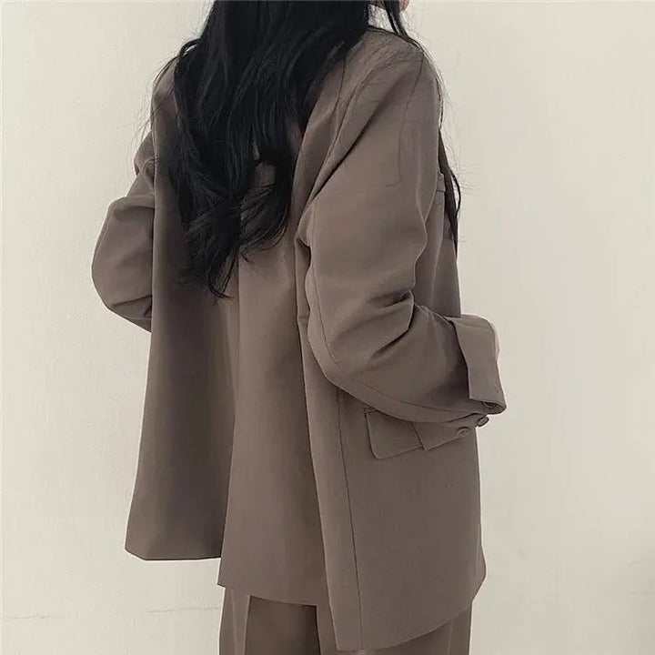 Katherine Essential Tailored Blazer & Wide-Leg Trouser Set