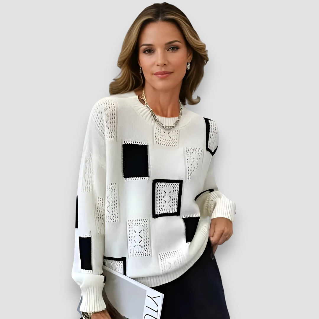 Galilea Geometric Sweater