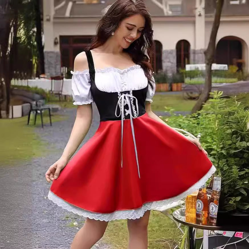 Daria Off-Shoulder Oktoberfest Dirndl Dress