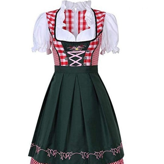 Dagmar Gingham Oktoberfest Dirndl Dress