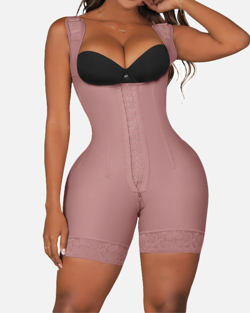 Teagan Open-Bust Contour Shapewear Bodysuit