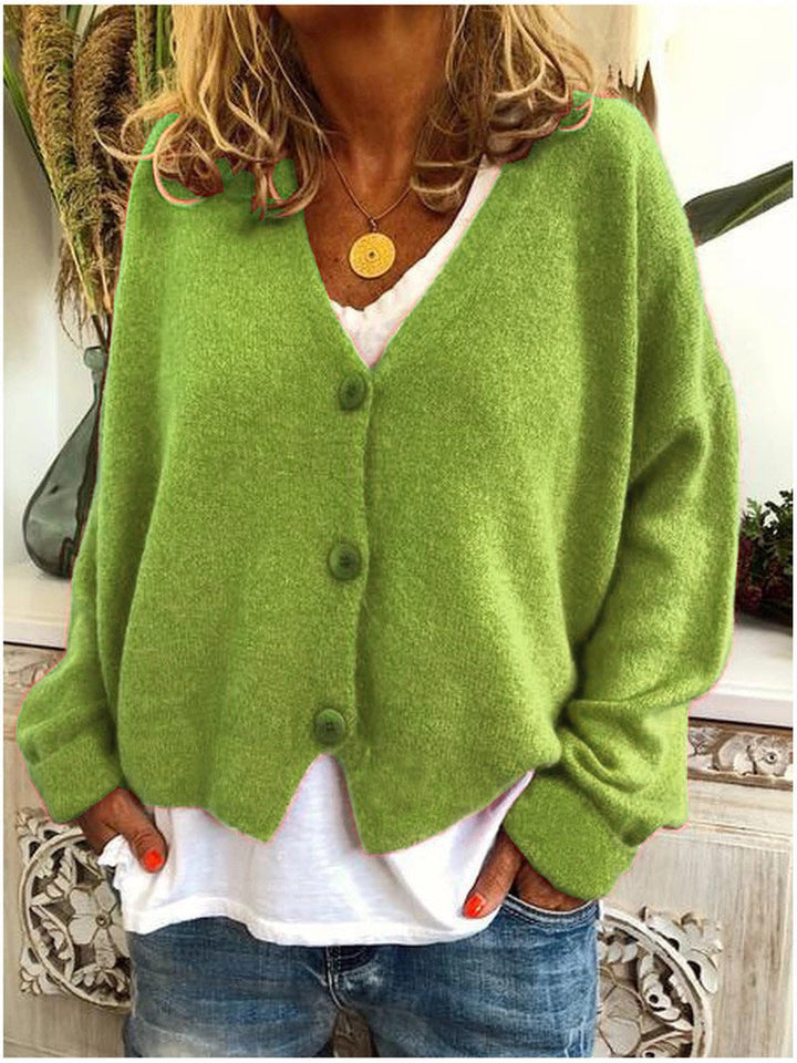Inessa V-Neck Button Cardigan