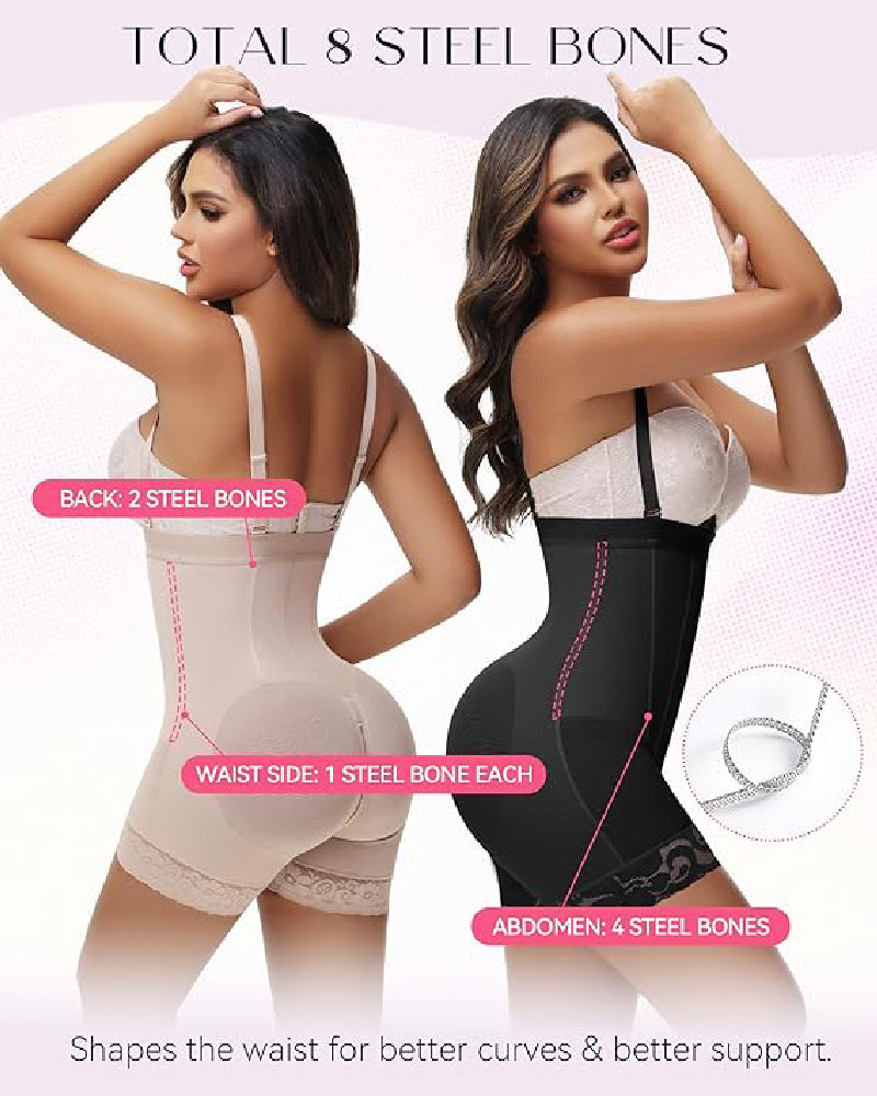 Rowan Open-Bust Contour Shapewear Bodysuit