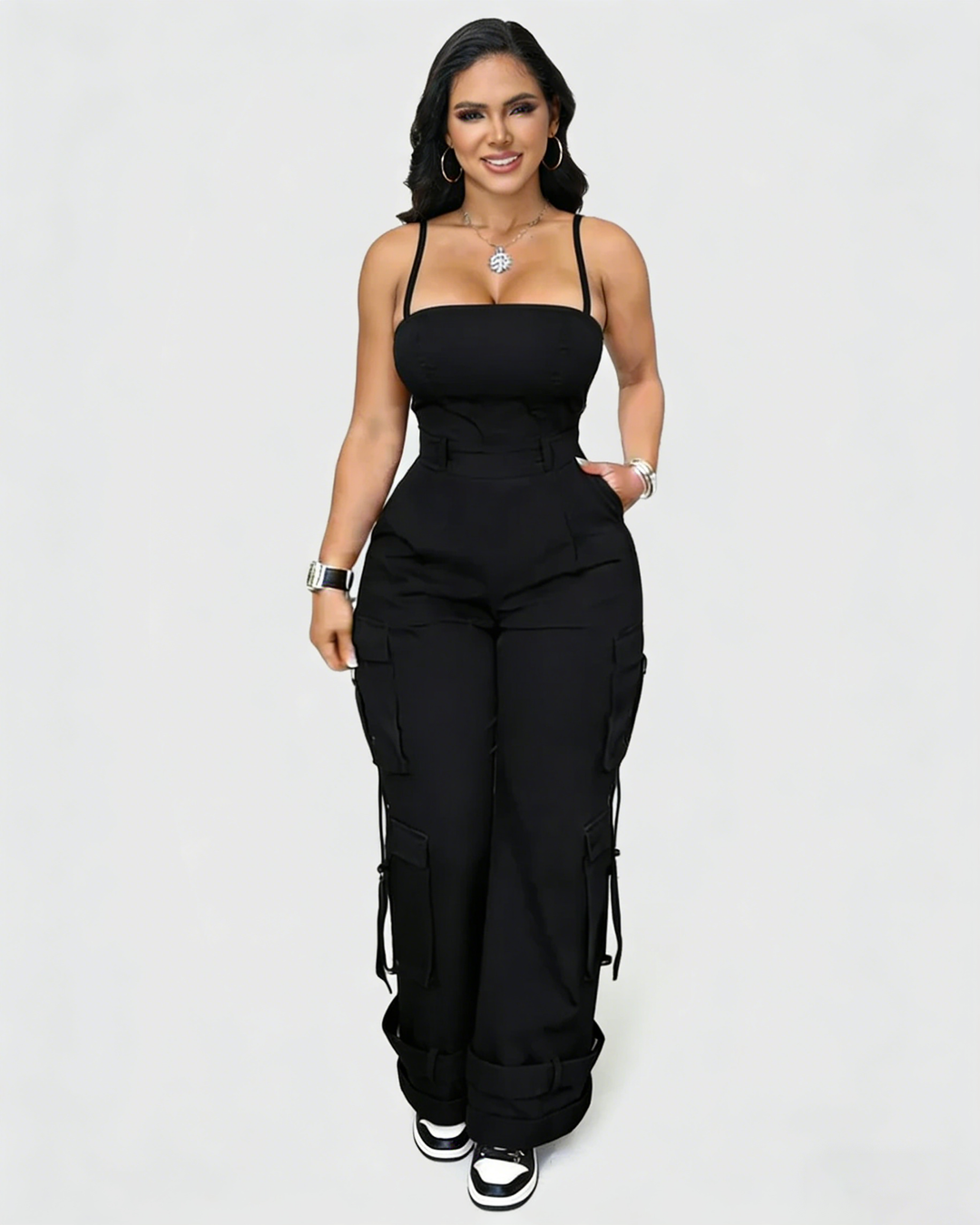 Amelie Utility Cargo Jumpsuit