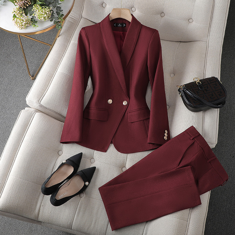 Amity Double-Breasted Blazer Trouser Set