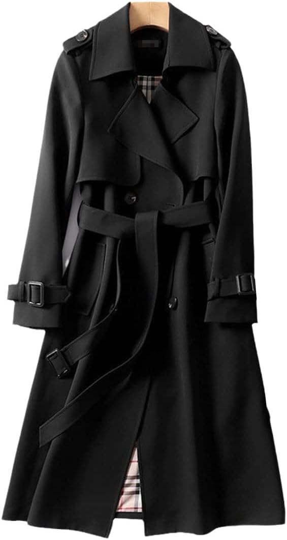 Evelina Belted Longline Trench Coat