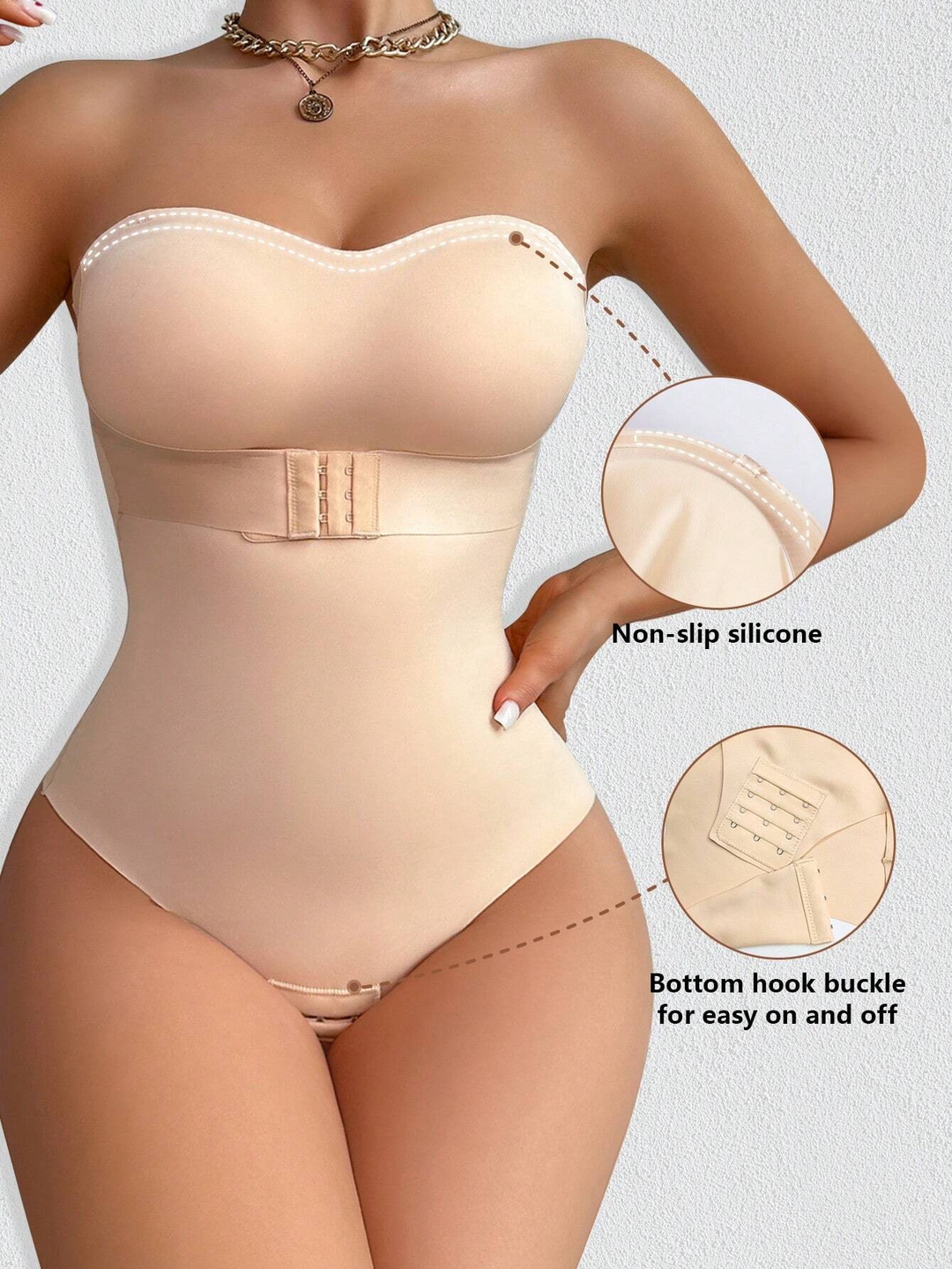Margot Strapless Contour Shapewear Bodysuit