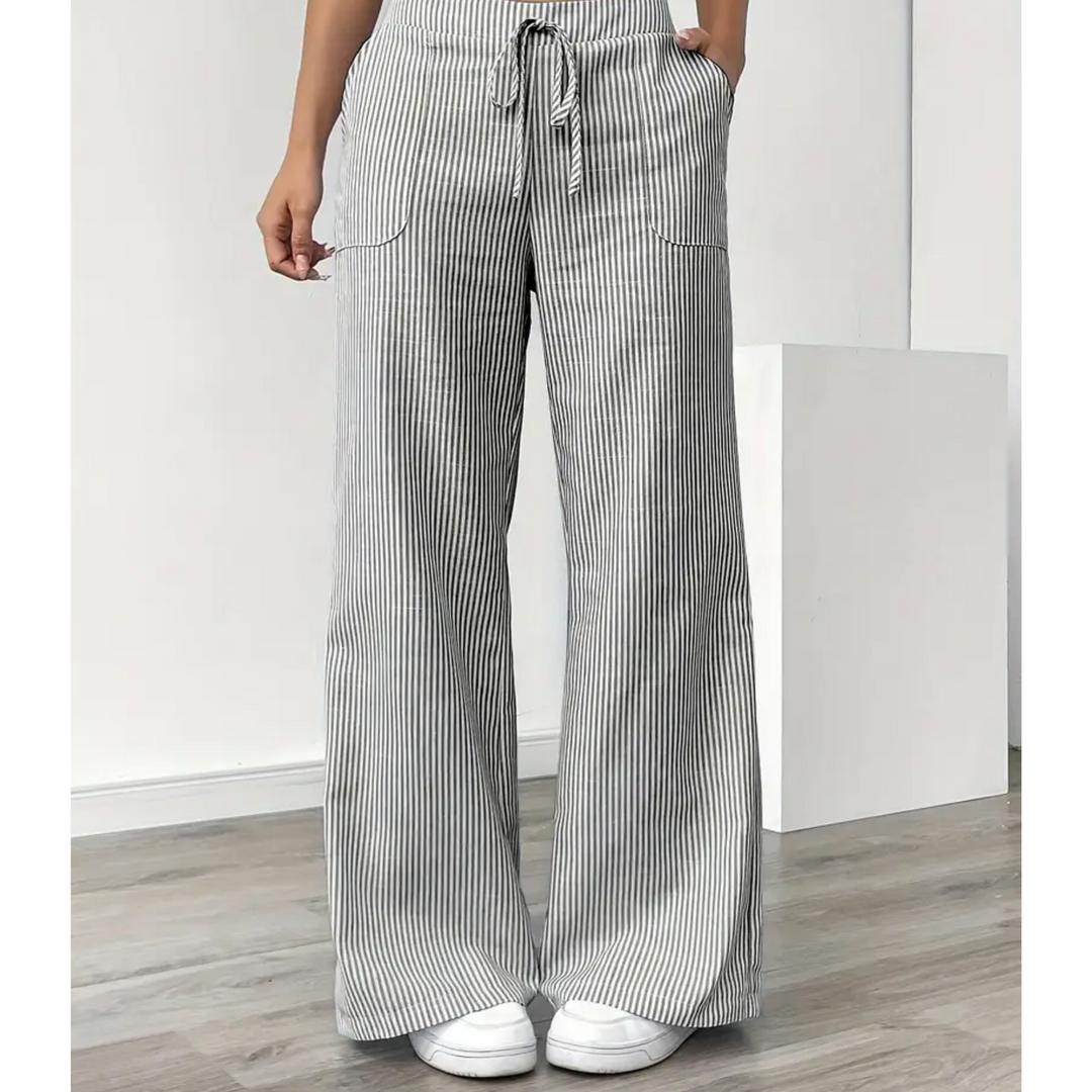 Amber Striped Wide Leg Pants