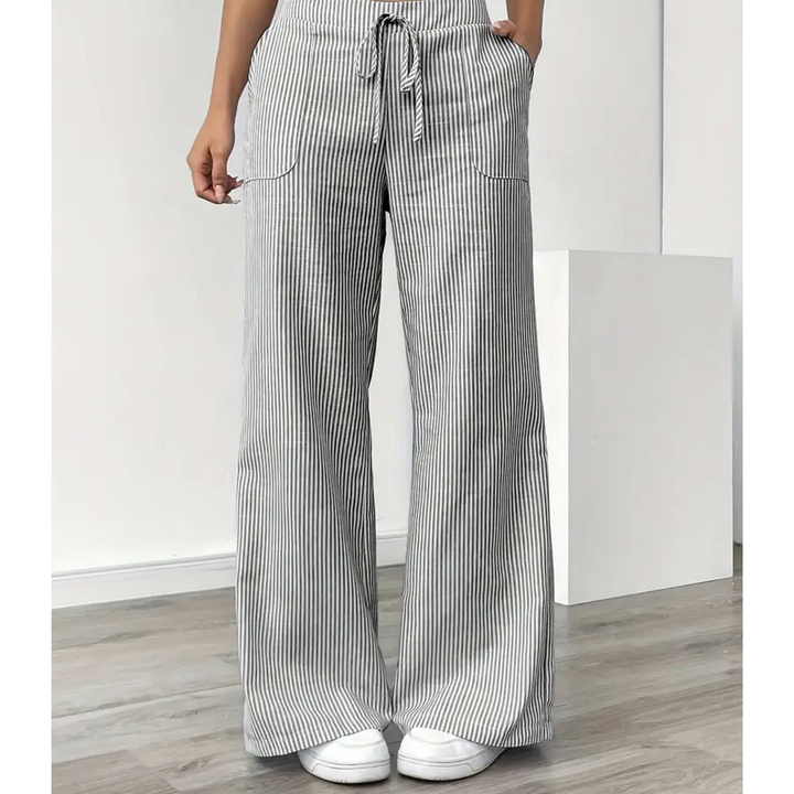 Amber Striped Wide Leg Pants