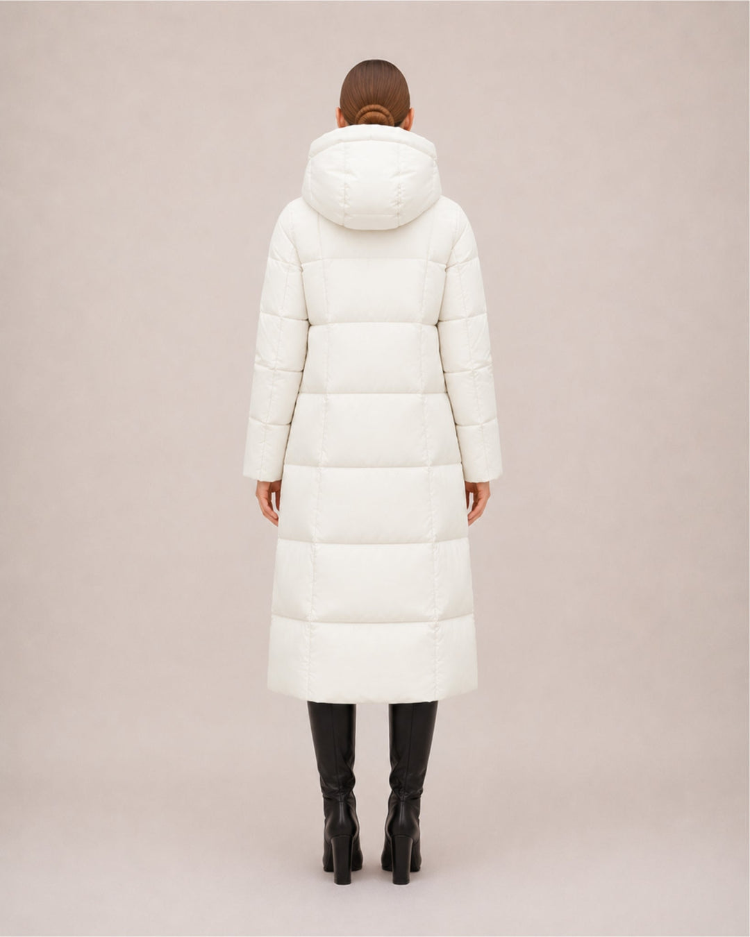 Milena Sculpted Longline Puffer Coat