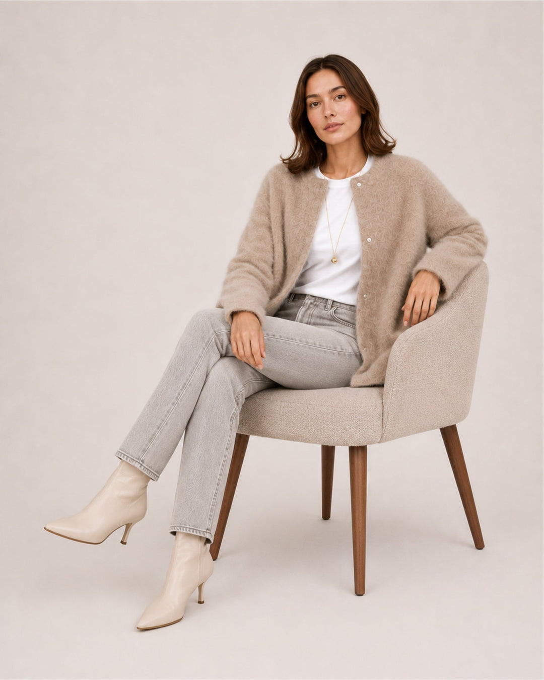Ornella Refined Longline Cardigan