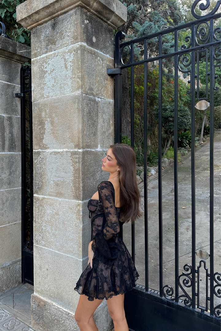 Tahlia Corset Lace Mini Dress