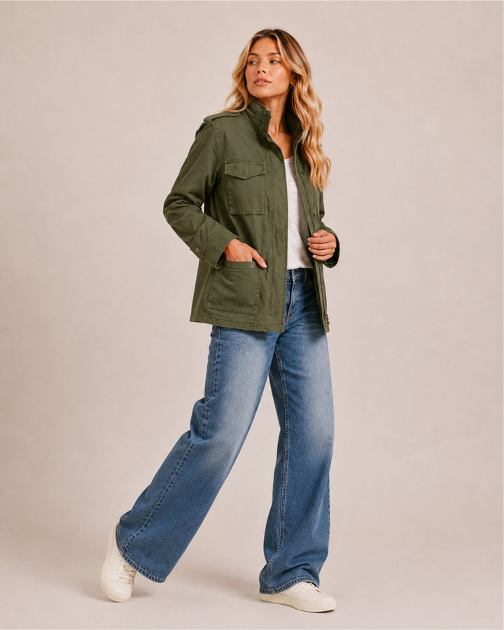 Carina Refined Utility Jacket