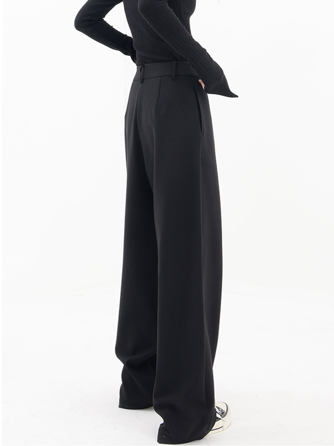 Cleo Wrap Waist Wide Leg Trousers