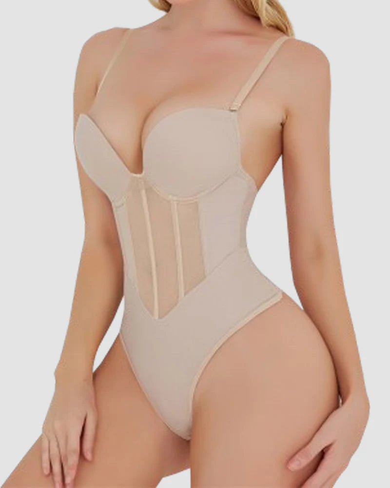 Sutton Sheer Mesh Contour Bodysuit