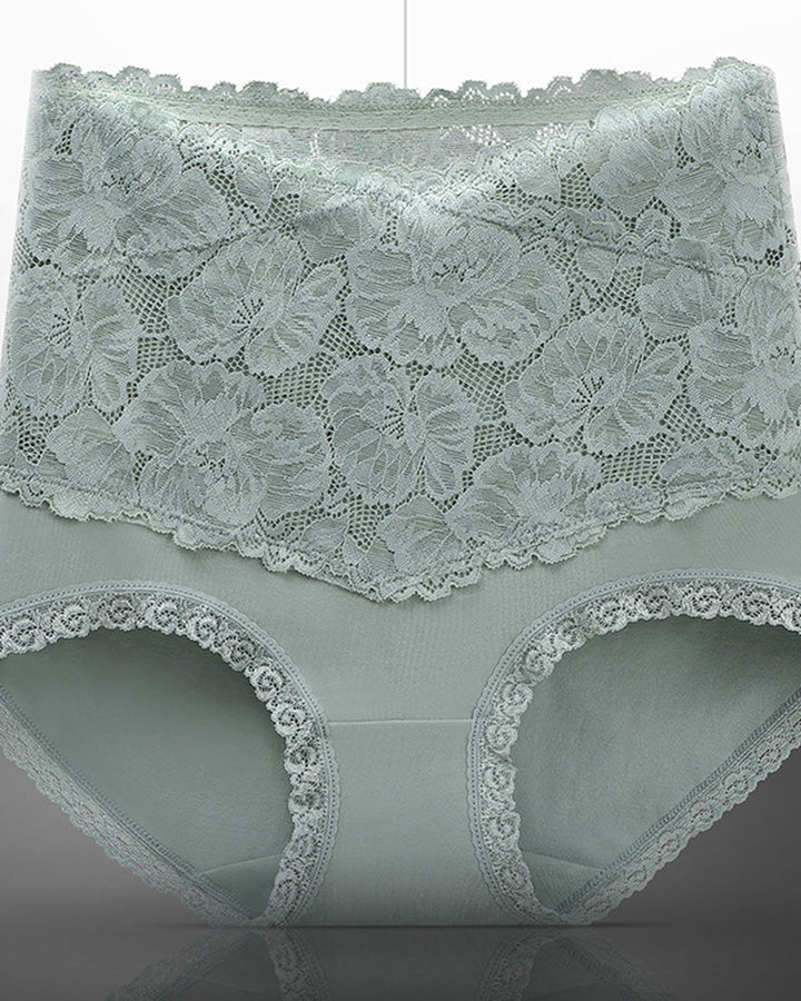 Beth Floral High Waist Brief Panties