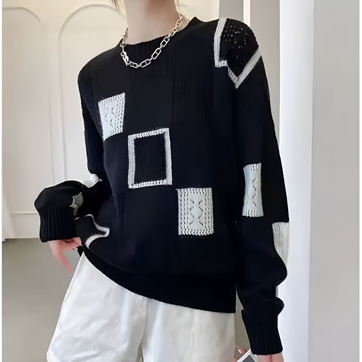 Galilea Geometric Sweater