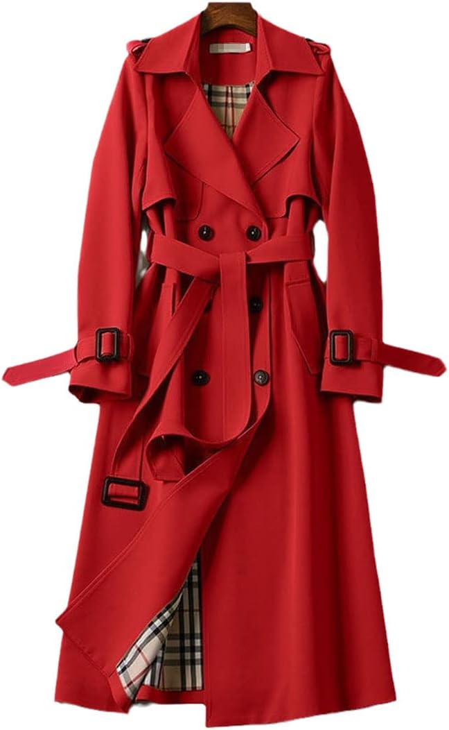 Evelina Belted Longline Trench Coat