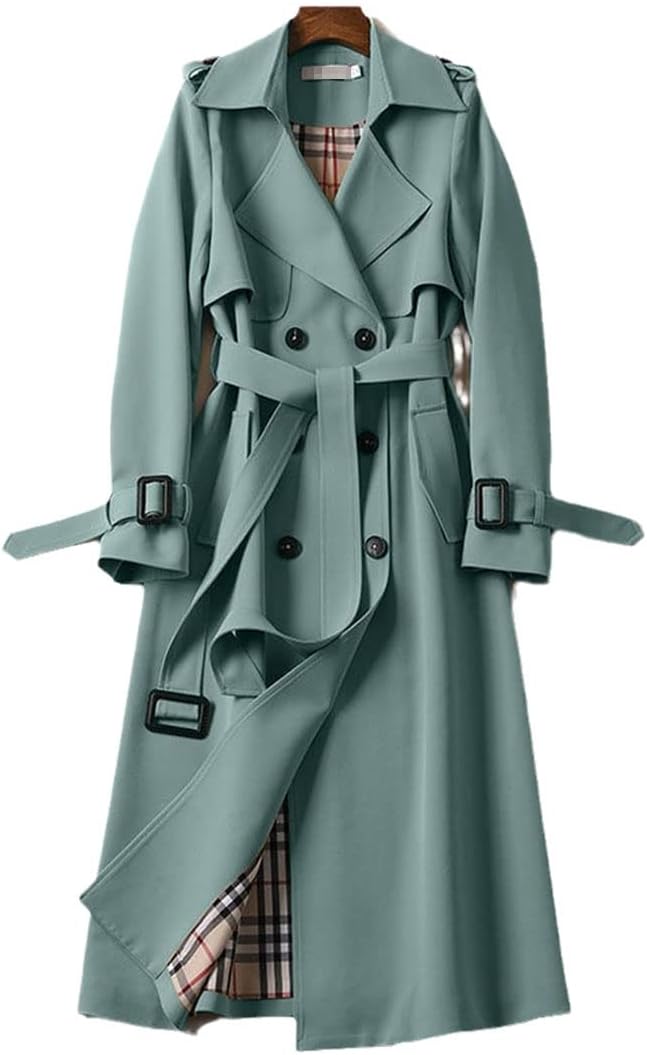 Evelina Belted Longline Trench Coat