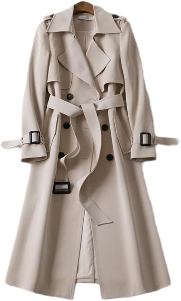 Evelina Belted Longline Trench Coat