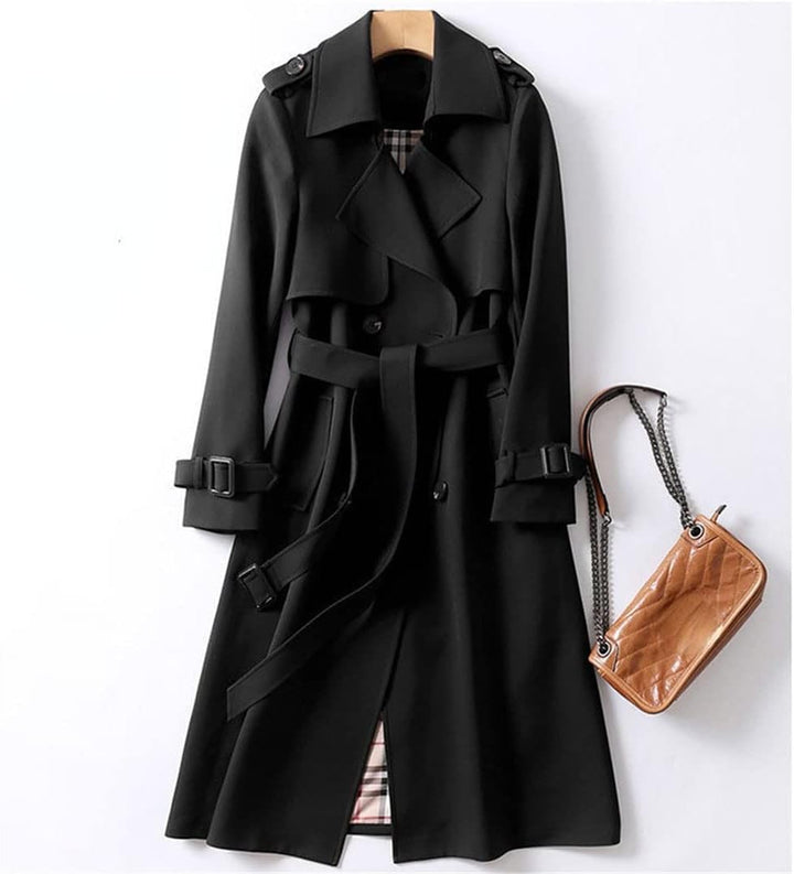 Evelina Belted Longline Trench Coat