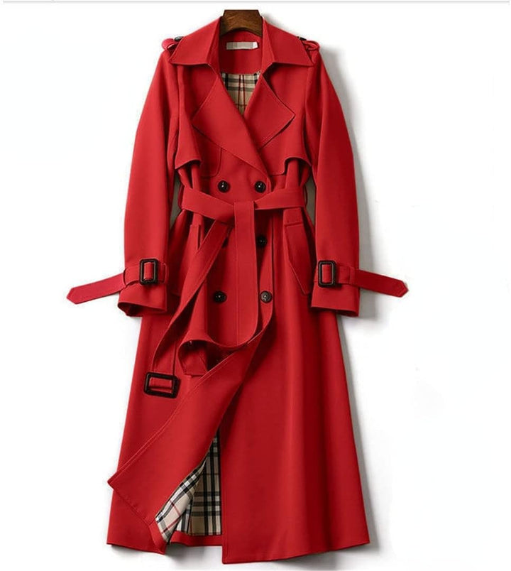 Evelina Belted Longline Trench Coat