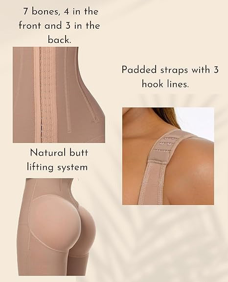 Jacinda Zip Front Contour Shapewear Bodysuit