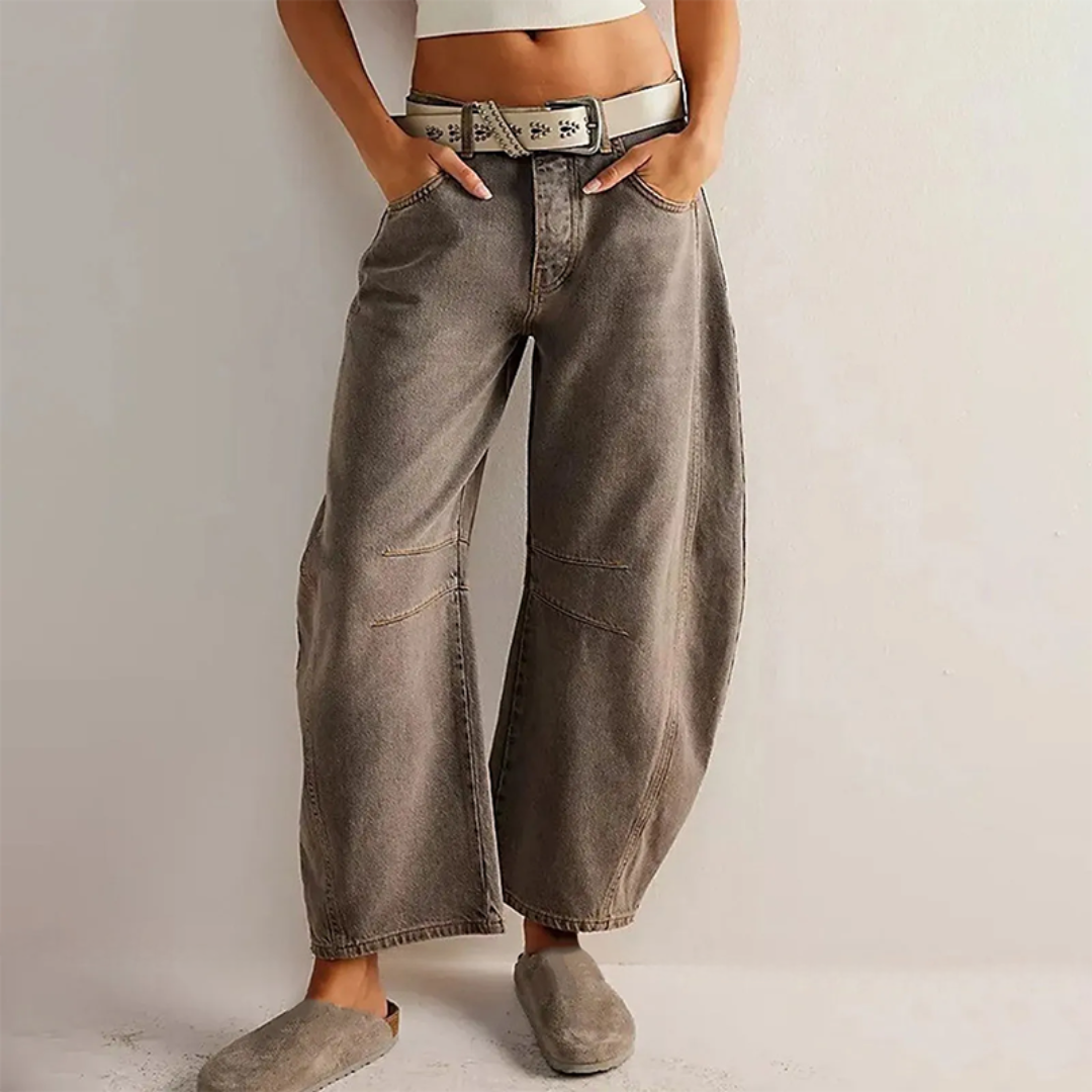 Barrel Barrel Leg Denim Pants