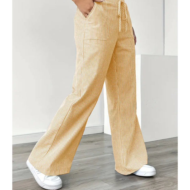 Amber Striped Wide Leg Pants