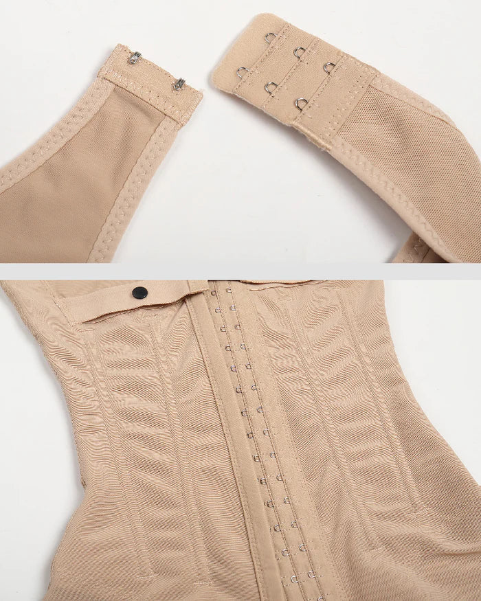 Jacinda Zip Front Contour Shapewear Bodysuit