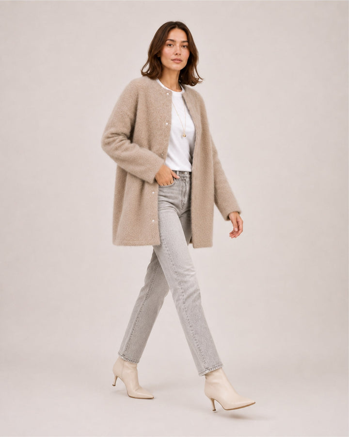 Ornella Refined Longline Cardigan