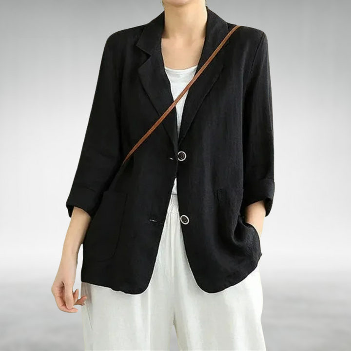 Reeva Relaxed Linen Blazer